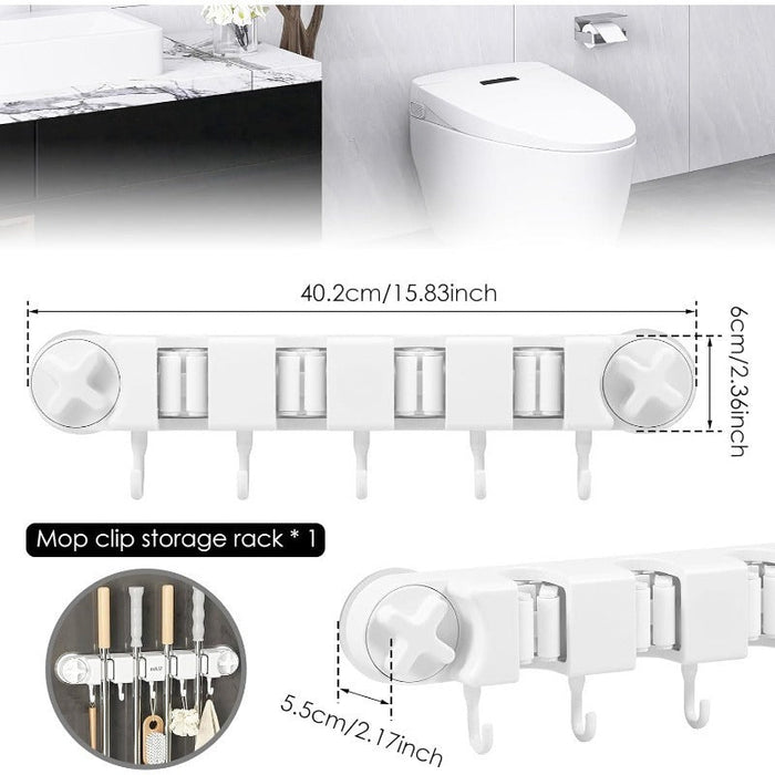 Vacuum Mop Holder Rack