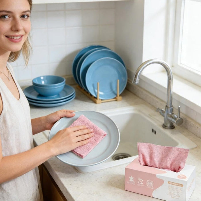Reusable Pop-Up Microfiber Wipes
